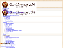 Tablet Screenshot of newcovenantlifeministry.org